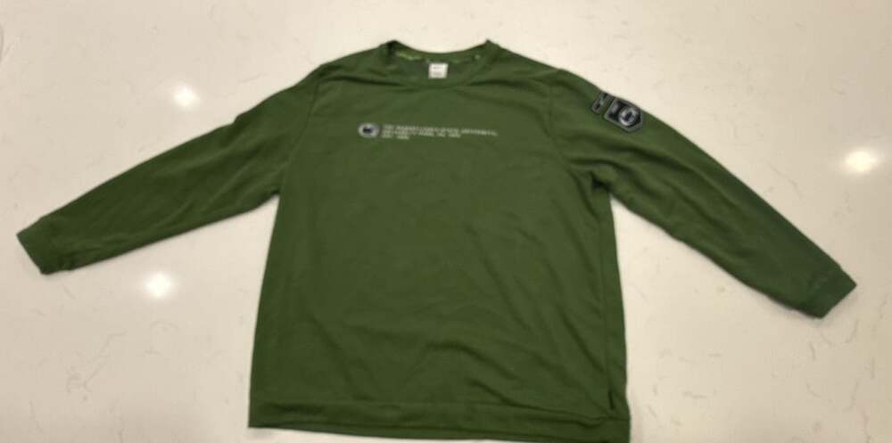 Nike Penn State Nittany Lions Salute to Service Long Sleeve Shirt Size XXL Green